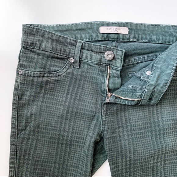 Rich&Skinny Dark Green Jeans - Picture 2 of 8